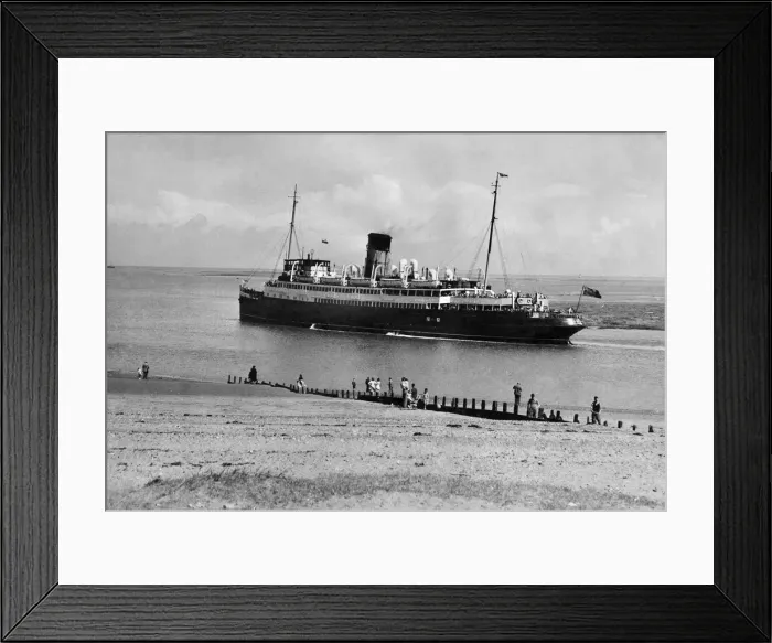 Framed Print : Isle of Man packet boat seen here leaving the mainland dfor its return journey to Douglas Framed Print : Isle of Man packet boat seen here leaving the mainland dfor its return journey to Douglas