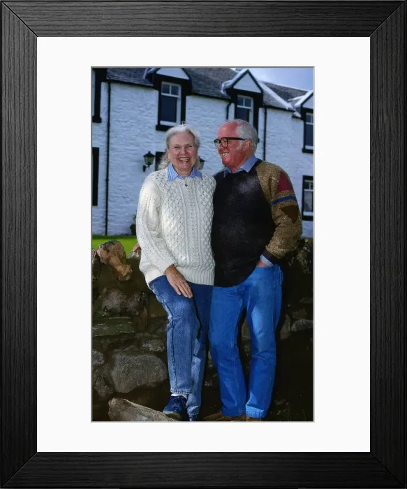 Framed Print : Baron & Baroness Attenborough September 1989