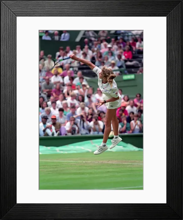 Framed Print : All England Lawn Tennis Championships at Wimbledon Ladies Singles Second Round