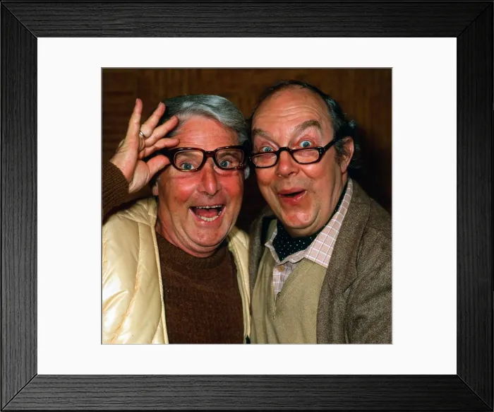 Framed Print : Morecambe and Wise British comedians January 1979 Framed Print : Morecambe and Wise British comedians January 1979