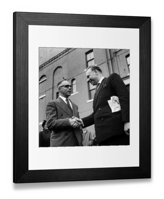 Framed Print : Labour Party Conference 1952 Conference Chairman Harry Earnshaw (L Framed Print : Labour Party Conference 1952 Conference Chairman Harry Earnshaw (L