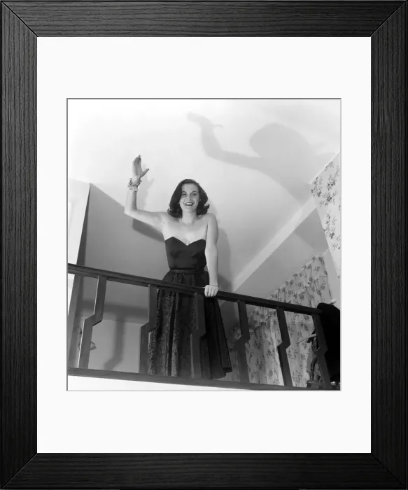 Framed Print : Sonia Holm - Actress. December 1952 C6057c