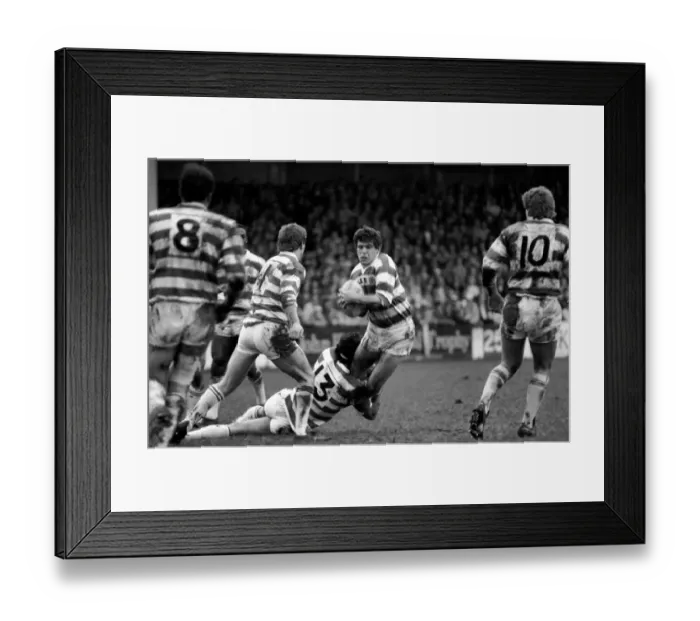Framed Print : Leigh v. Wigan. Sport Rugby League. December 1985 PR-03-019