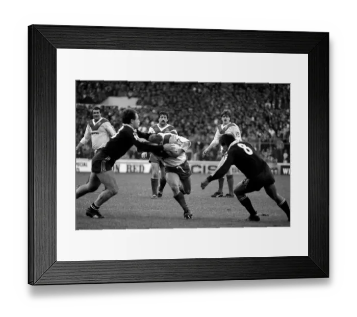 Framed Print : Rugby League Great Britain v New Zealand Third Test match Elland Road November 1985 Framed Print : Rugby League Great Britain v New Zealand Third Test match Elland Road November 1985