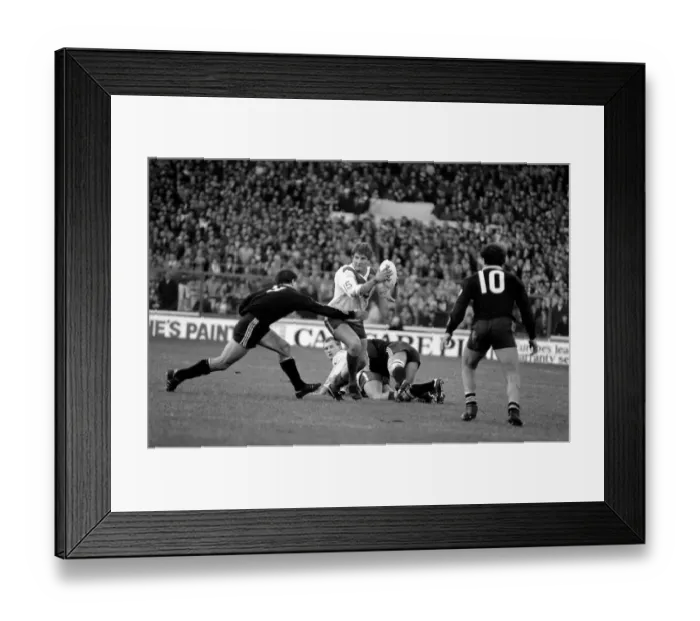 Framed Print : Rugby League Great Britain v New Zealand Third Test match Elland Road November 1985