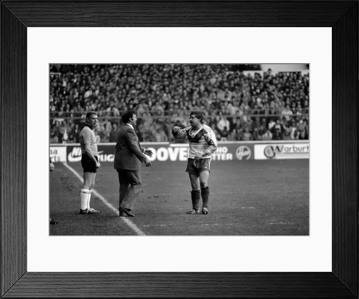 Framed Print : Rugby League Great Britain v New Zealand Third Test match Elland Road November 1985
