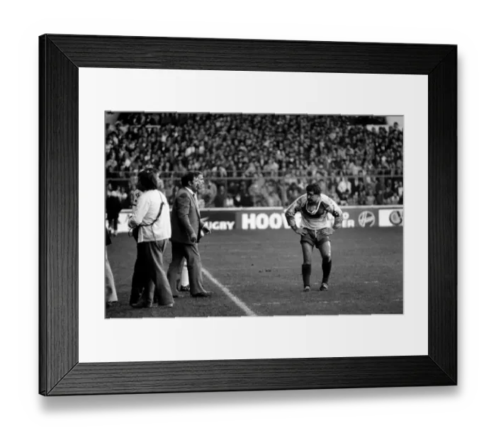 Framed Print : Rugby League Great Britain v New Zealand Third Test match Elland Road November 1985 Framed Print : Rugby League Great Britain v New Zealand Third Test match Elland Road November 1985