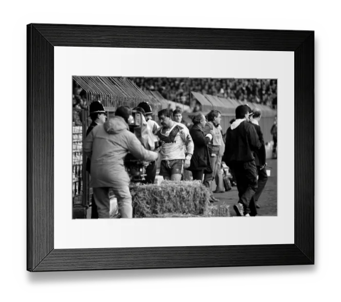 Framed Print : Rugby League Great Britain v New Zealand Third Test match Elland Road November 1985 Framed Print : Rugby League Great Britain v New Zealand Third Test match Elland Road November 1985