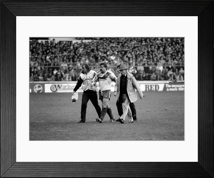 Framed Print : Rugby League Great Britain v New Zealand Third Test match Elland Road November 1985 Framed Print : Rugby League Great Britain v New Zealand Third Test match Elland Road November 1985