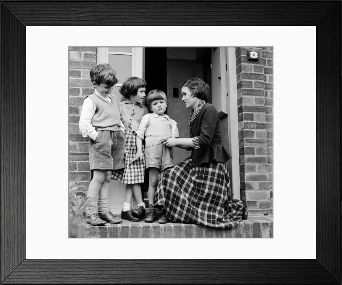 Framed Print : The happy faces of three little children - faces that their parents James Framed Print : The happy faces of three little children - faces that their parents James