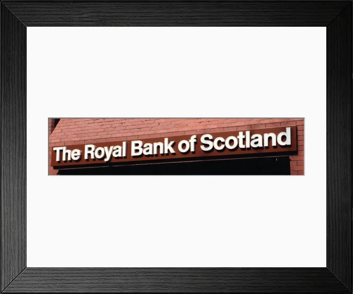 Framed Print : The Royal Bank of Scotland 1996 Framed Print : The Royal Bank of Scotland 1996