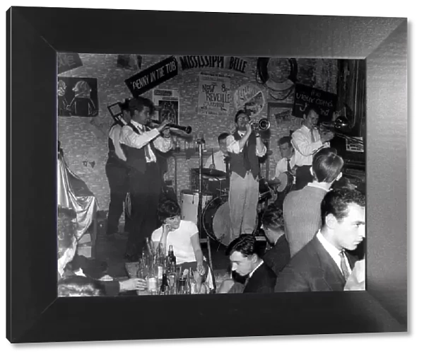The New Orleans Jazz Club in Melbourne Street, Newcastle in August 1962