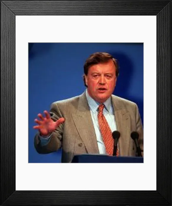 : Kenneth Clarke Chancellor of the Exchequer, speaking at the Conservative Party Conference : Kenneth Clarke Chancellor of the Exchequer, speaking at the Conservative Party Conference