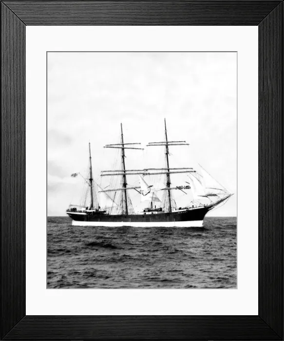 Framed Print : Sailing ship the Penang approching the River Tees Framed Print : Sailing ship the Penang approching the River Tees