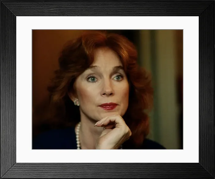 Framed Print : English actress Shirley Anne Field 6th January 1997 Framed Print : English actress Shirley Anne Field 6th January 1997