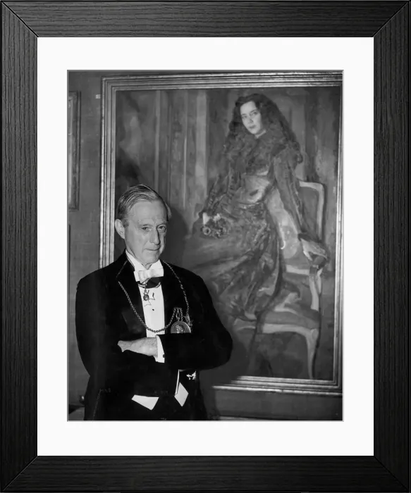 Framed Print : Sir Alfred Munnings, the President and defender of orthodoxy Framed Print : Sir Alfred Munnings, the President and defender of orthodoxy