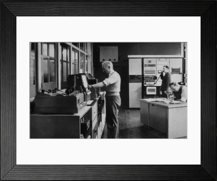 Framed Print : The Telephoto room at the Daily Mirror Holborn offices in central London Framed Print : The Telephoto room at the Daily Mirror Holborn offices in central London