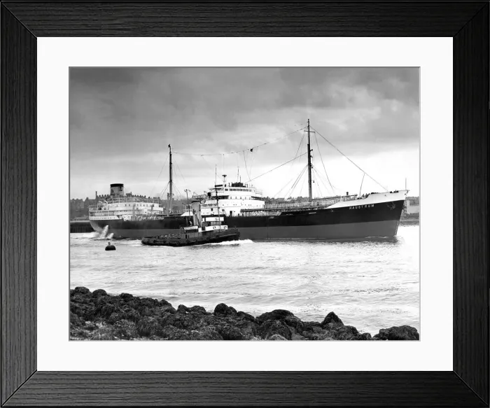 Framed Print : The 18, 000-ton tanker ship Haustrum built Hawthorn Leslie Framed Print : The 18, 000-ton tanker ship Haustrum built Hawthorn Leslie