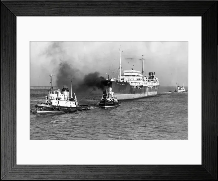 Framed Print : The tanker British Builder has returned to her birthplace in Sunderland to have a new Framed Print : The tanker British Builder has returned to her birthplace in Sunderland to have a new