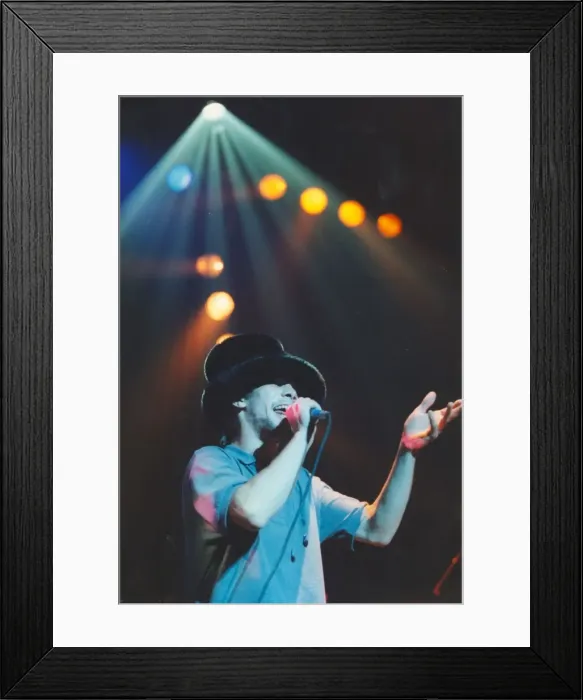 Framed Print : Jamiroquai - Jay Kay in concert at the City Hall in Newcastle. 15th October 1996 Framed Print : Jamiroquai - Jay Kay in concert at the City Hall in Newcastle. 15th October 1996