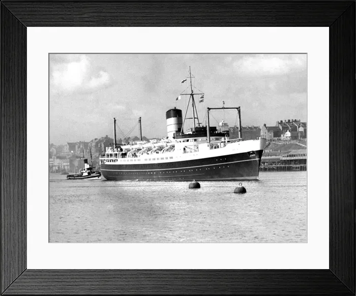 Framed Print : The 8, 000 ton ferry which was launched by Princess Margaret last November at the Walker