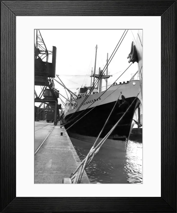 Framed Print : Back in Newcastle aftrer her maiden trip to Canada is the steamer Cairngowan (9 Framed Print : Back in Newcastle aftrer her maiden trip to Canada is the steamer Cairngowan (9