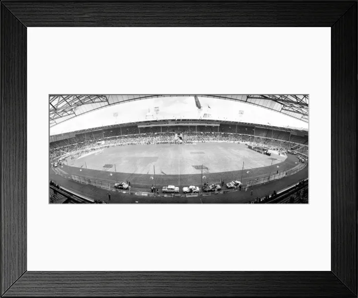 Framed Print : The start of the Daily Mirror World Cup Rally from Wembley Stadium April 19th 1970 Framed Print : The start of the Daily Mirror World Cup Rally from Wembley Stadium April 19th 1970