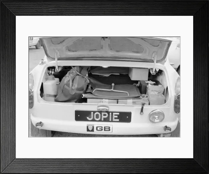 Framed Print : The boot of Peter Jopp B. L. M. C. 1800 ready for final inspection Framed Print : The boot of Peter Jopp B. L. M. C. 1800 ready for final inspection