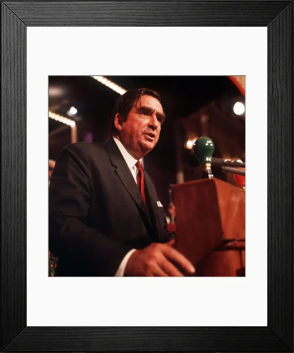 Framed Print : Dennis Healey Labour Politician Framed Print : Dennis Healey Labour Politician