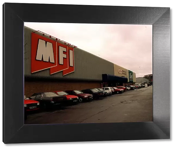 MFI Store in Wembley London February 1997 Stores Shopping Exterior