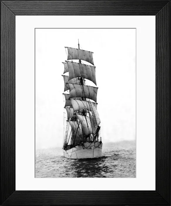 Framed Print : The sailing ship Favell - Finnish Barque Framed Print : The sailing ship Favell - Finnish Barque
