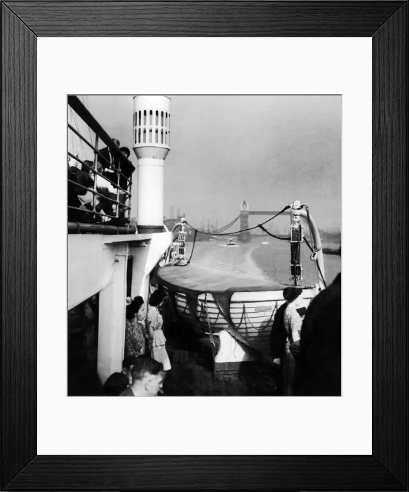 Framed Print : Pleasure steamer The Royal Eagle, back in use on the Thames after being used Framed Print : Pleasure steamer The Royal Eagle, back in use on the Thames after being used