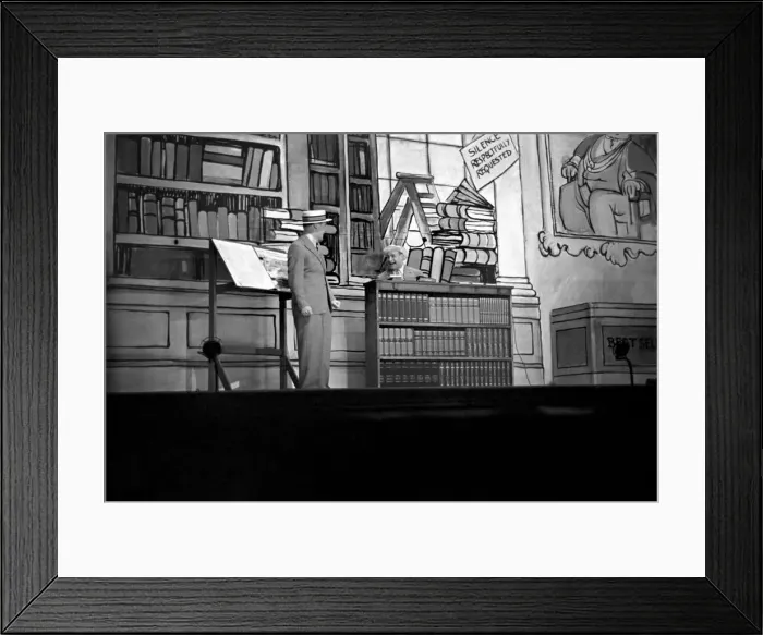 Framed Print : Bud Flanagan and Chesney Allen performing on stage January 1938 OL305I-002 Framed Print : Bud Flanagan and Chesney Allen performing on stage January 1938 OL305I-002
