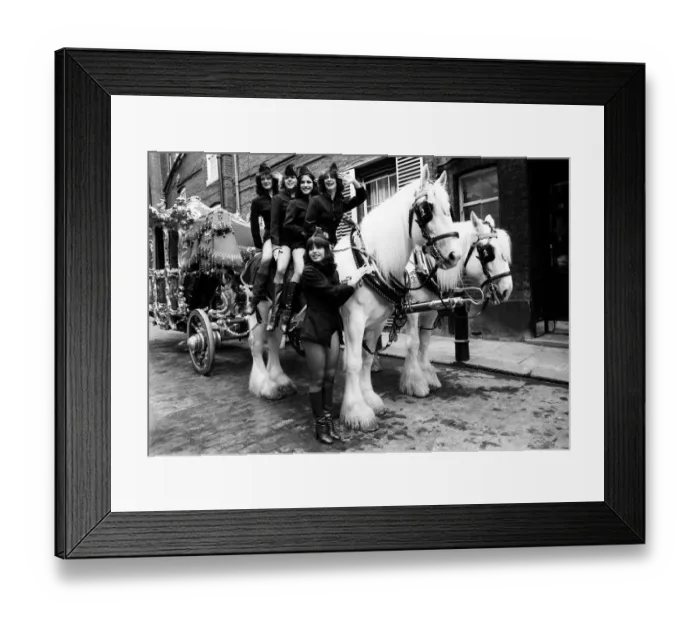 Framed Print : Lord Mayors Show in London, November 1978 TV dancers Pan Framed Print : Lord Mayors Show in London, November 1978 TV dancers Pan