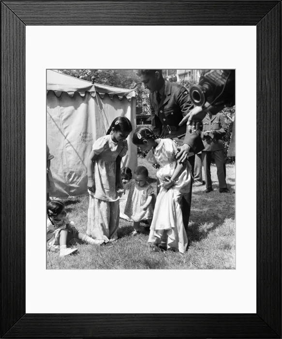 Framed Print : Muslim feast of Eid-ul-Fitr (the breaking of the fast) celebrated by children at a London Framed Print : Muslim feast of Eid-ul-Fitr (the breaking of the fast) celebrated by children at a London