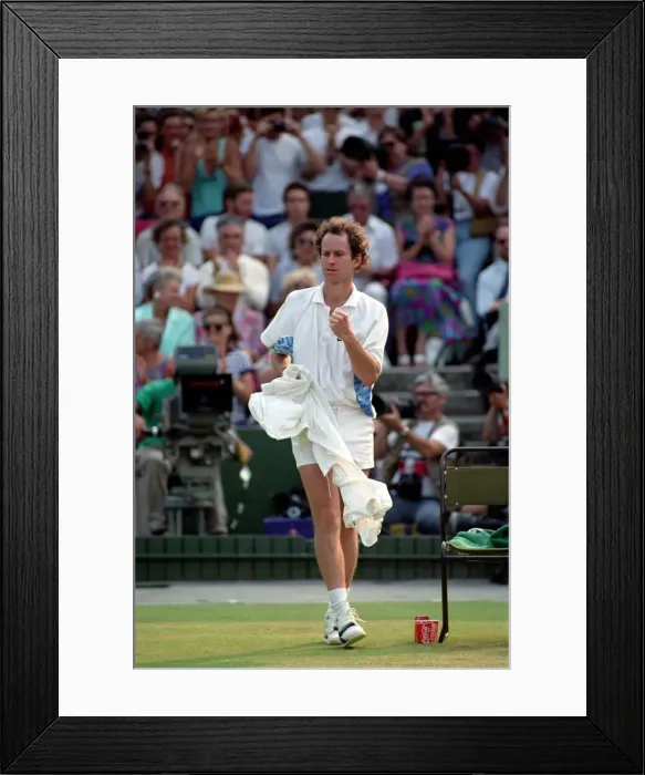 Framed Print : All England Lawn Tennis Championships at Wimbledon Mens Singles Quarter Final Framed Print : All England Lawn Tennis Championships at Wimbledon Mens Singles Quarter Final