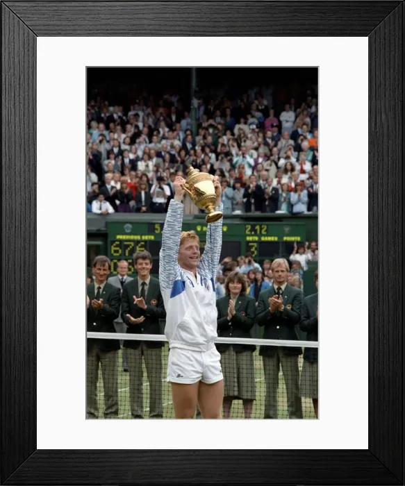 Framed Print : All England Lawn Tennis Championships at Wimbledon Mens Singles Final Boris Framed Print : All England Lawn Tennis Championships at Wimbledon Mens Singles Final Boris