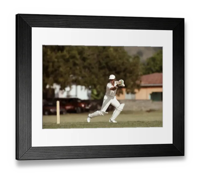 Framed Print : West Indies v. England. One Day International. February 1990 90-0872-050 Framed Print : West Indies v. England. One Day International. February 1990 90-0872-050