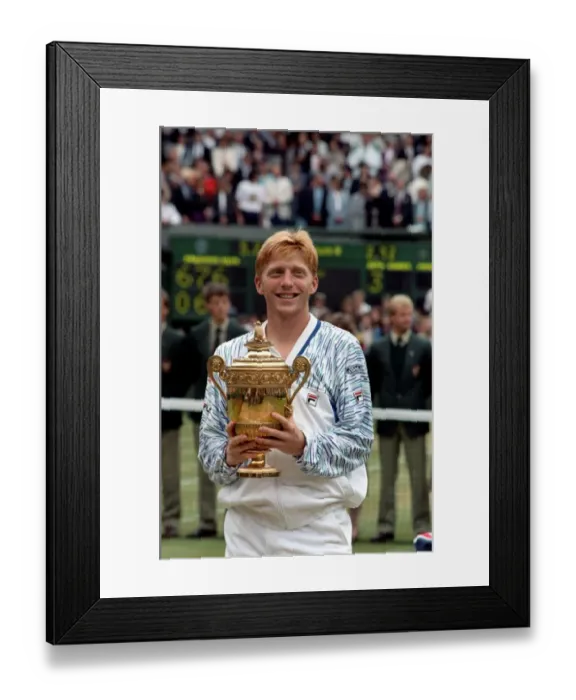 Framed Print : All England Lawn Tennis Championships at Wimbledon Mens Singles Final Boris