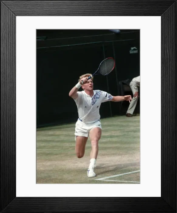 Framed Print : All England Lawn Tennis Championships at Wimbledon Mens Singles Semi Final Framed Print : All England Lawn Tennis Championships at Wimbledon Mens Singles Semi Final