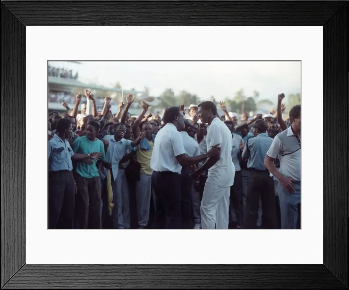 Framed Print : Cricket-3rd One Day International. West Indies v. England Framed Print : Cricket-3rd One Day International. West Indies v. England