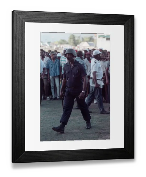 Framed Print : Cricket-3rd One Day International. West Indies v. England Framed Print : Cricket-3rd One Day International. West Indies v. England