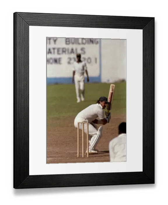 Framed Print : February 1990 90-1082-093 International Test Match Cricket. West Indies vs England Framed Print : February 1990 90-1082-093 International Test Match Cricket. West Indies vs England