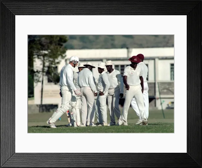 Framed Print : February 1990 90-1082-002 International Test Match Cricket. West Indies vs England Framed Print : February 1990 90-1082-002 International Test Match Cricket. West Indies vs England
