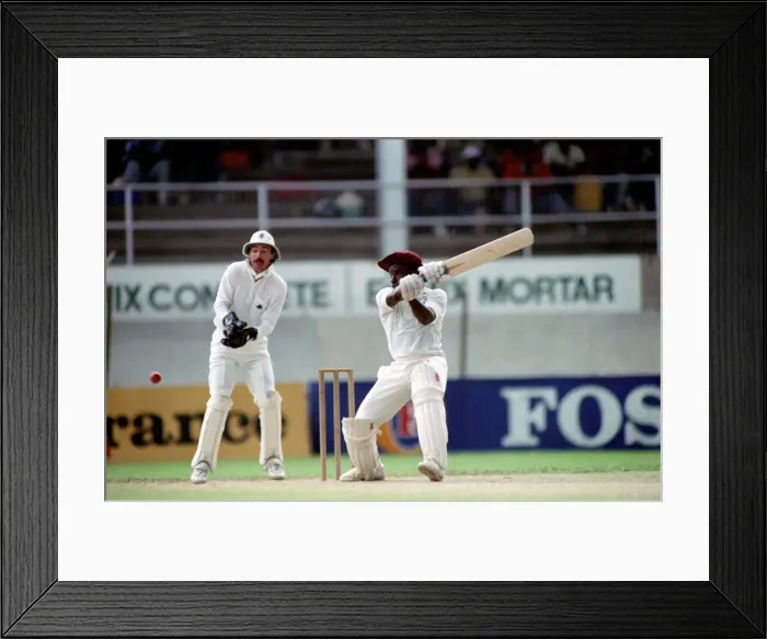 Framed Print : February 1990 90-1082-053 International Test Match Cricket. West Indies vs England Framed Print : February 1990 90-1082-053 International Test Match Cricket. West Indies vs England
