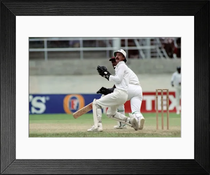 Framed Print : February 1990 90-1082-042 International Test Match Cricket. West Indies vs England Framed Print : February 1990 90-1082-042 International Test Match Cricket. West Indies vs England