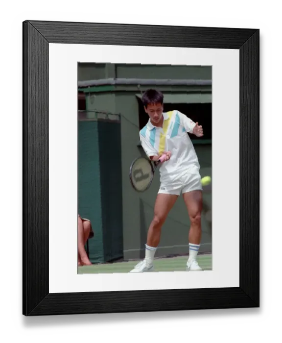 Framed Print : All England Lawn Tennis Championships at Wimbledon Mens Singles Fourth Round