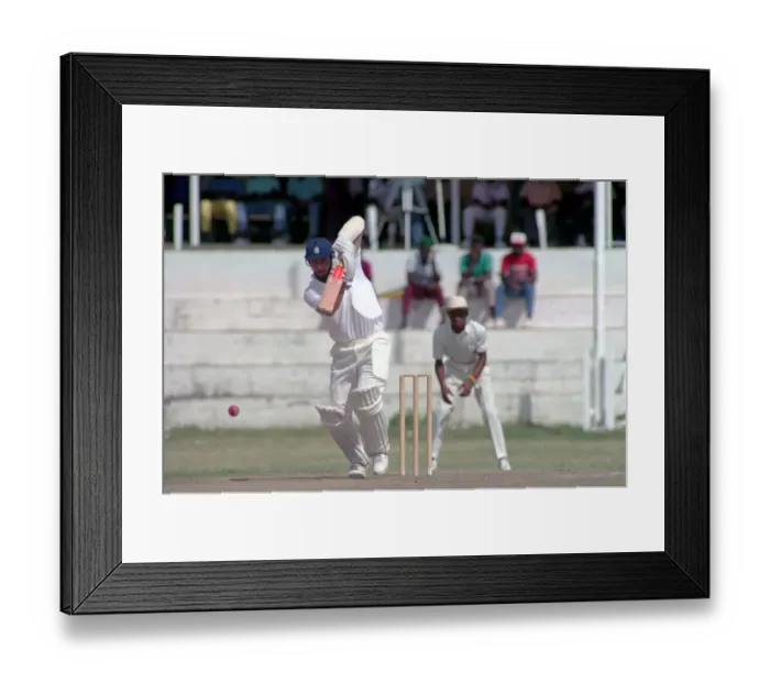 Framed Print : West Indies v. England. One Day International. February 1990 90-0872-149 Framed Print : West Indies v. England. One Day International. February 1990 90-0872-149