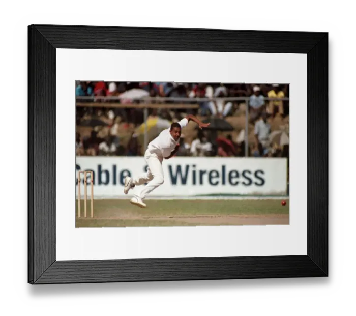 Framed Print : Cricket-3rd One Day International. West Indies v. England Framed Print : Cricket-3rd One Day International. West Indies v. England