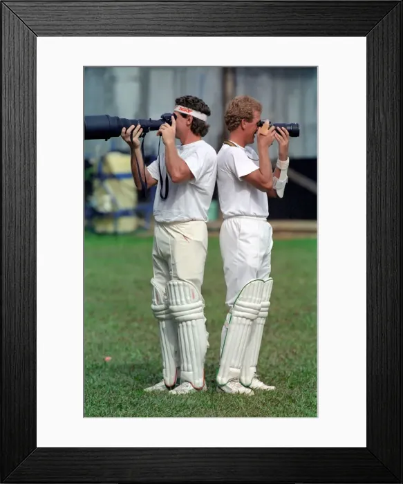 Framed Print : February 1990 90-1082-029 International Test Match Cricket. West Indies vs England Framed Print : February 1990 90-1082-029 International Test Match Cricket. West Indies vs England